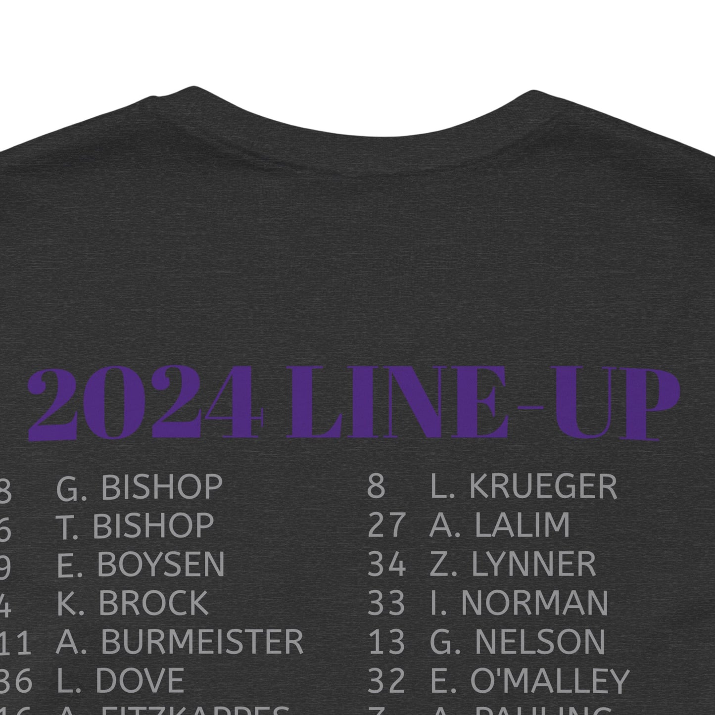 2024 Girl's Roster Unisex Jersey Short Sleeve Tee