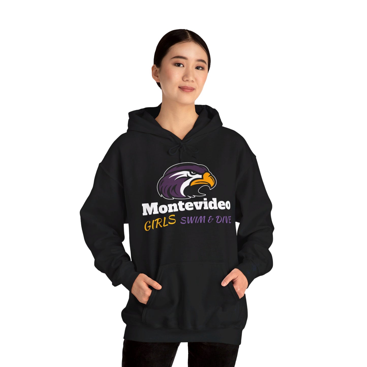 Thunderhawk Girls Swim & Dive 2024 Schedule Hooded Sweatshirt