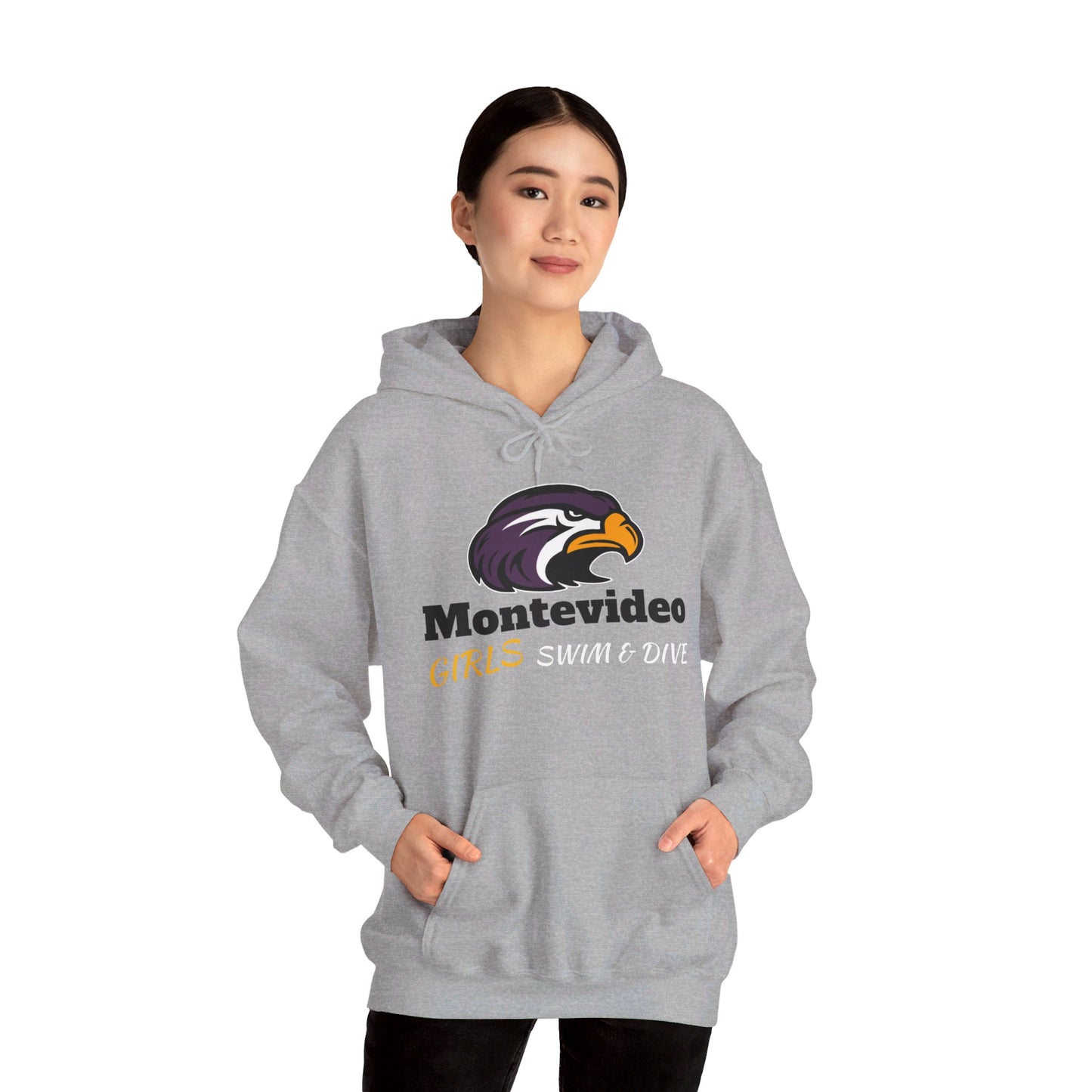 Thunderhawk Girls Swim & Dive 2024 Schedule Hooded Sweatshirt