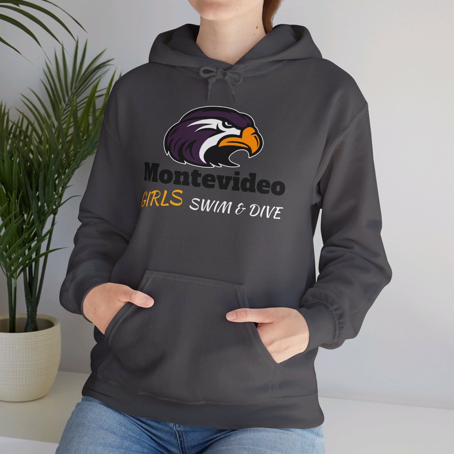 Thunderhawk Girls Swim & Dive 2024 Schedule Hooded Sweatshirt