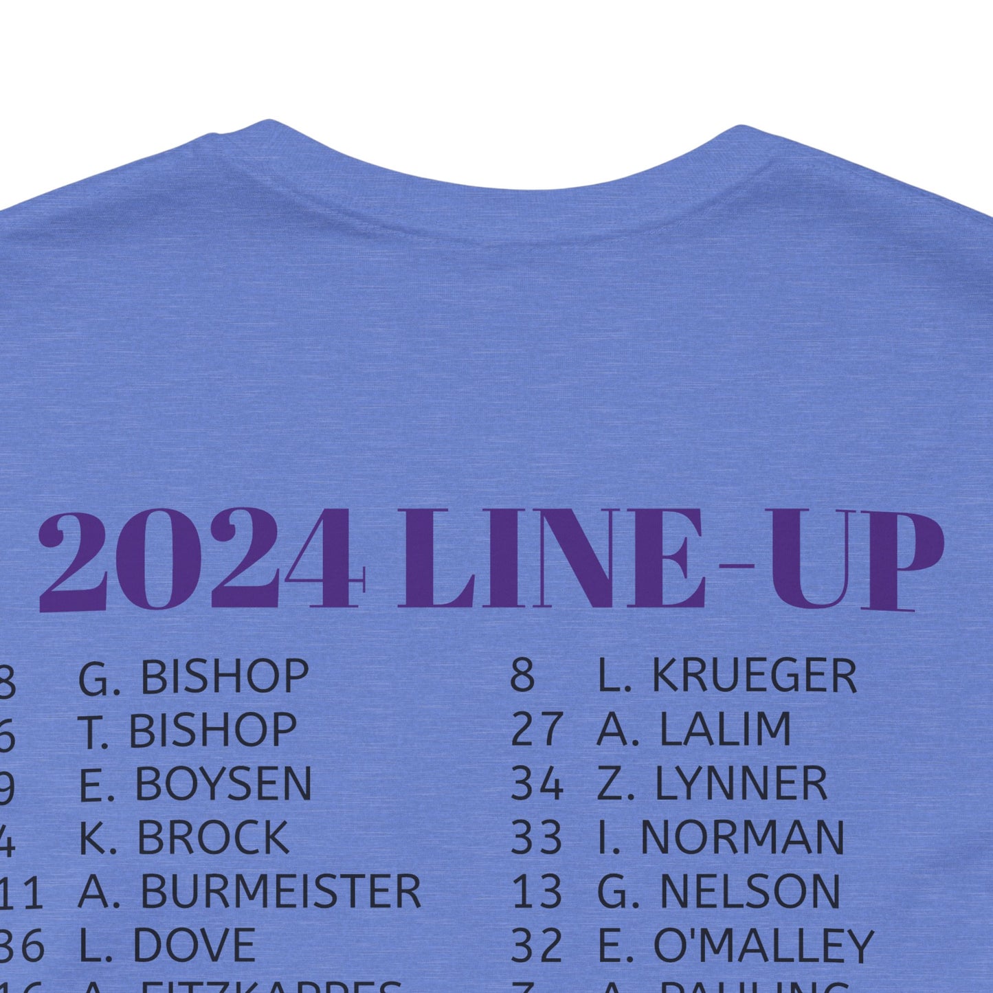 2024 Girl's Roster Unisex Jersey Short Sleeve Tee