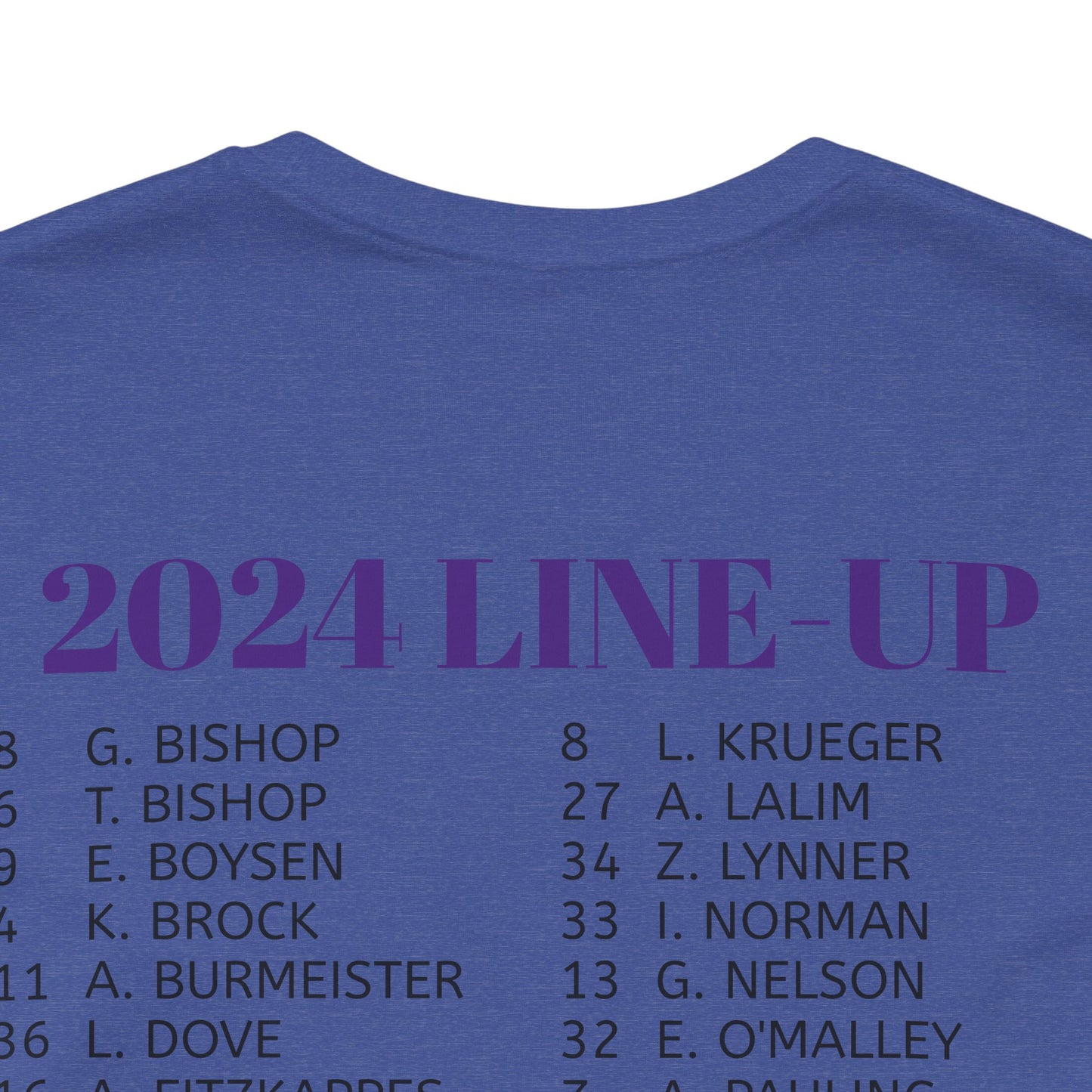 2024 Girl's Roster Unisex Jersey Short Sleeve Tee