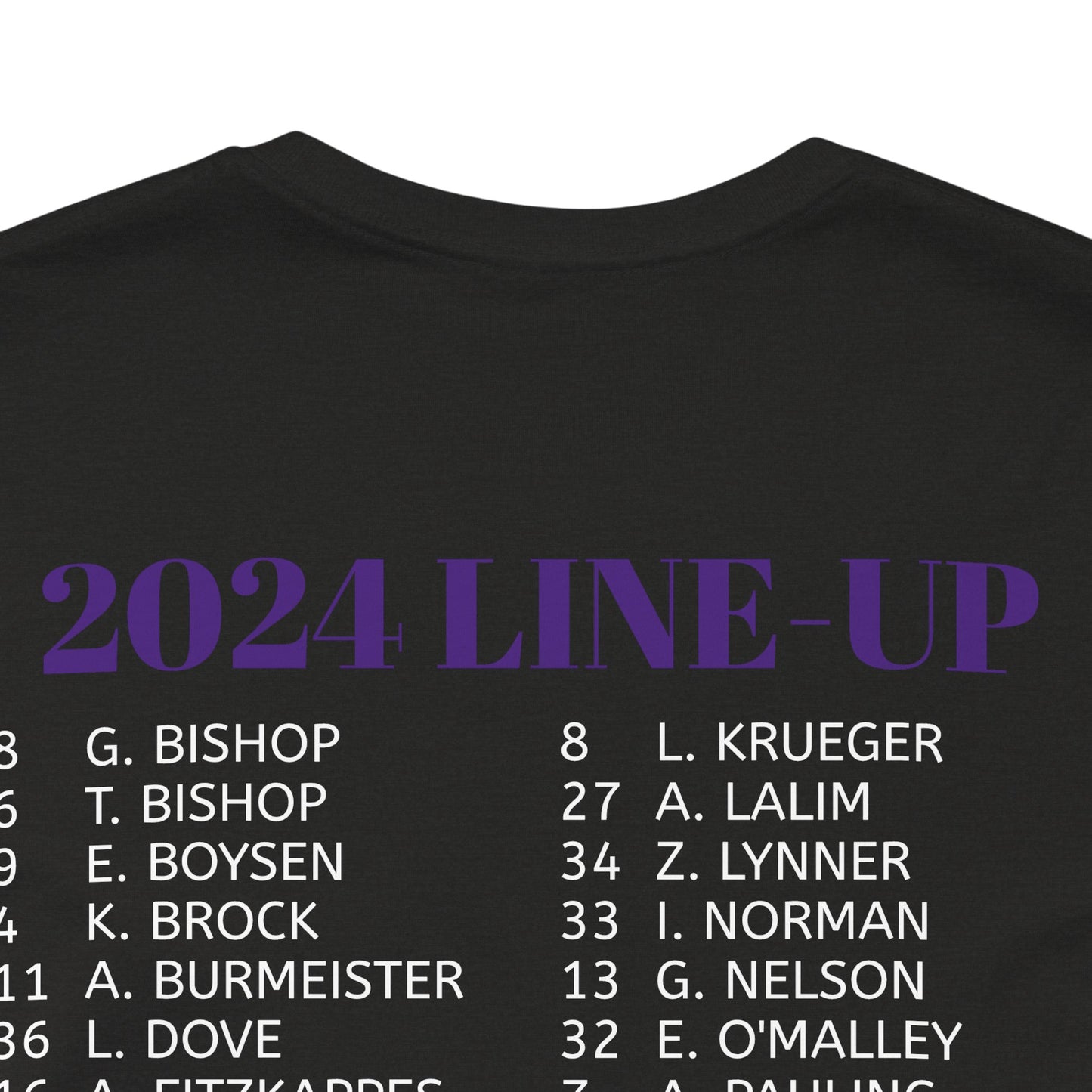 2024 Girl's Roster Unisex Jersey Short Sleeve Tee