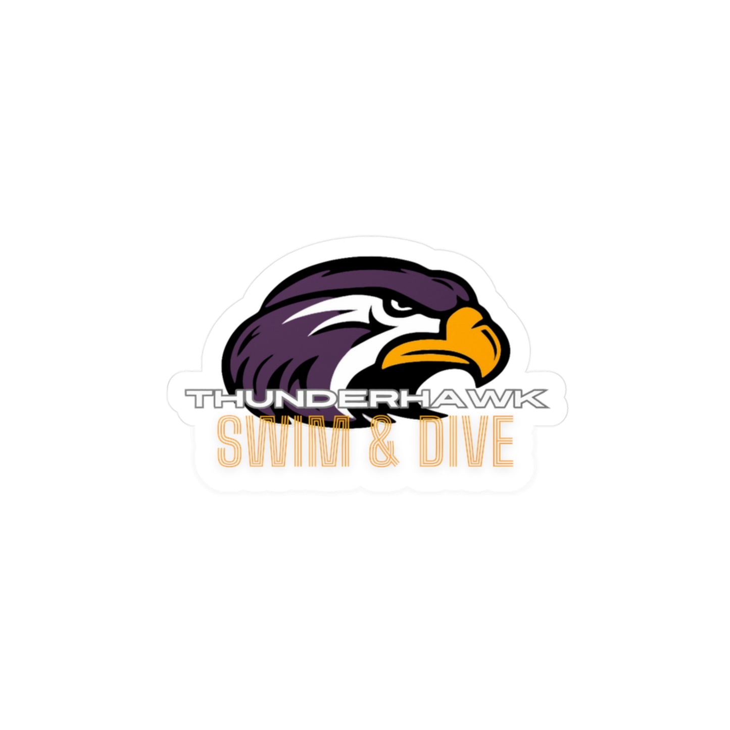 Thunderhawk Swim & Dive Vinyl Decal