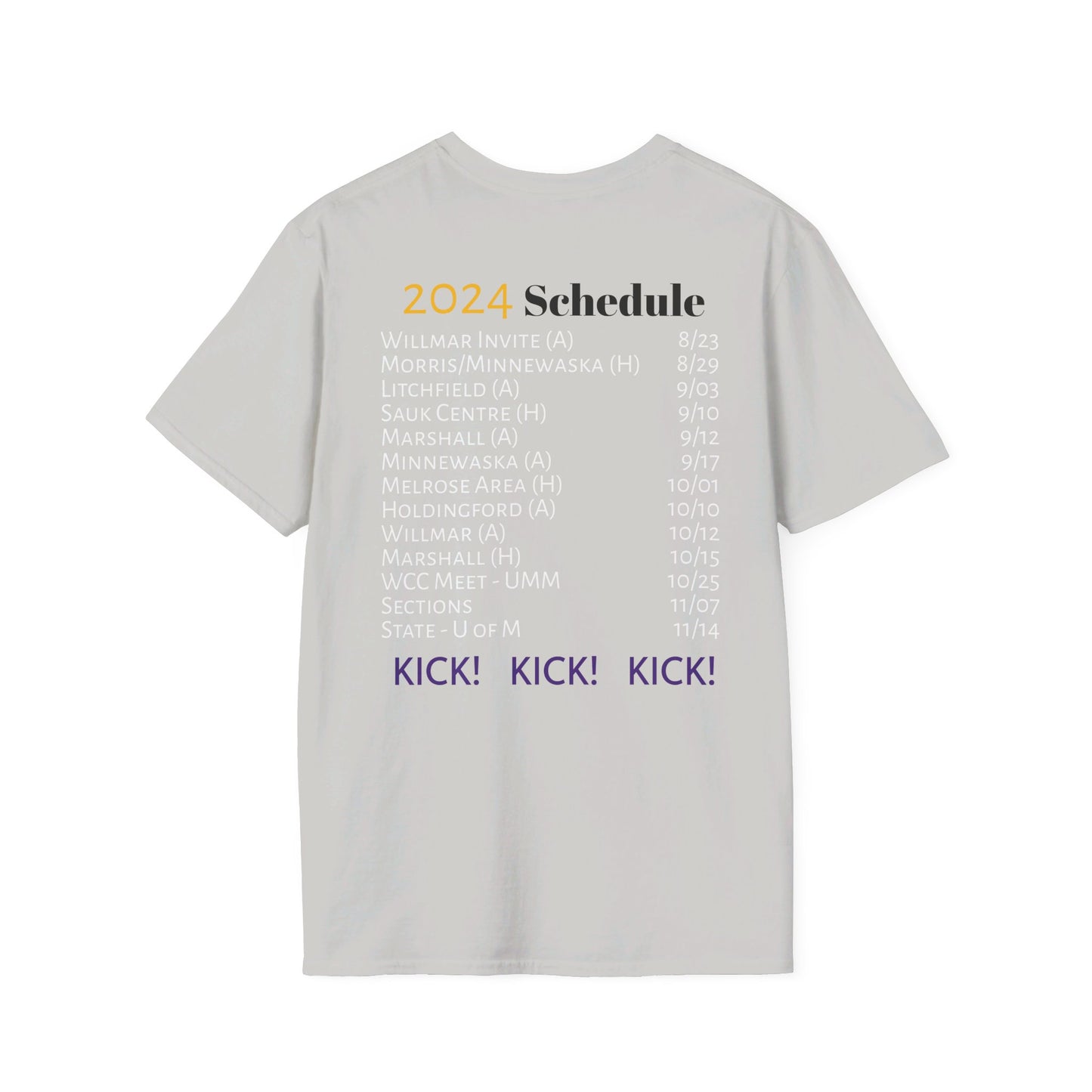 Thunderhawk Girls Swim & Dive 2024 Schedule Unisex Softstyle T-Shirt