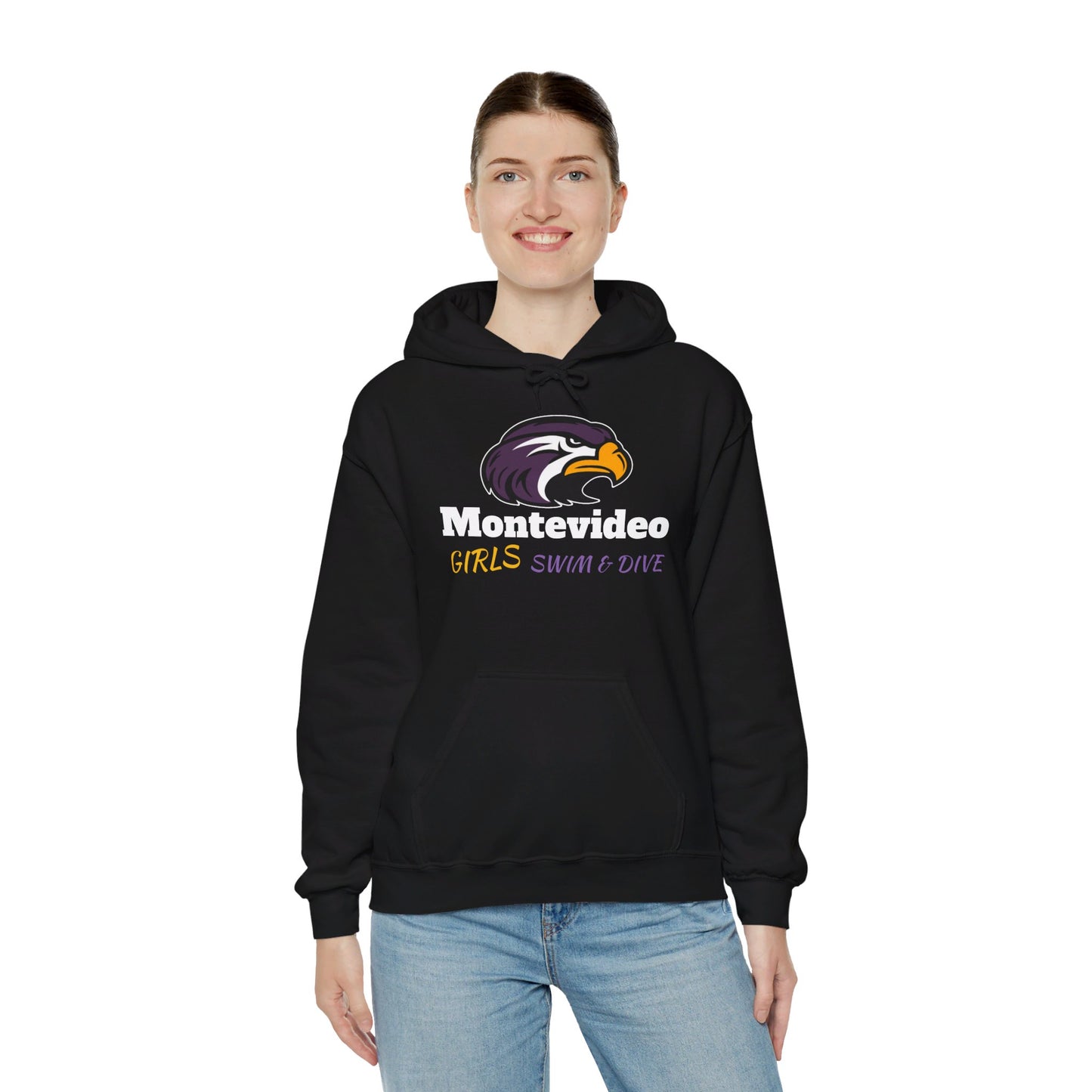 Thunderhawk Girls Swim & Dive 2024 Schedule Hooded Sweatshirt