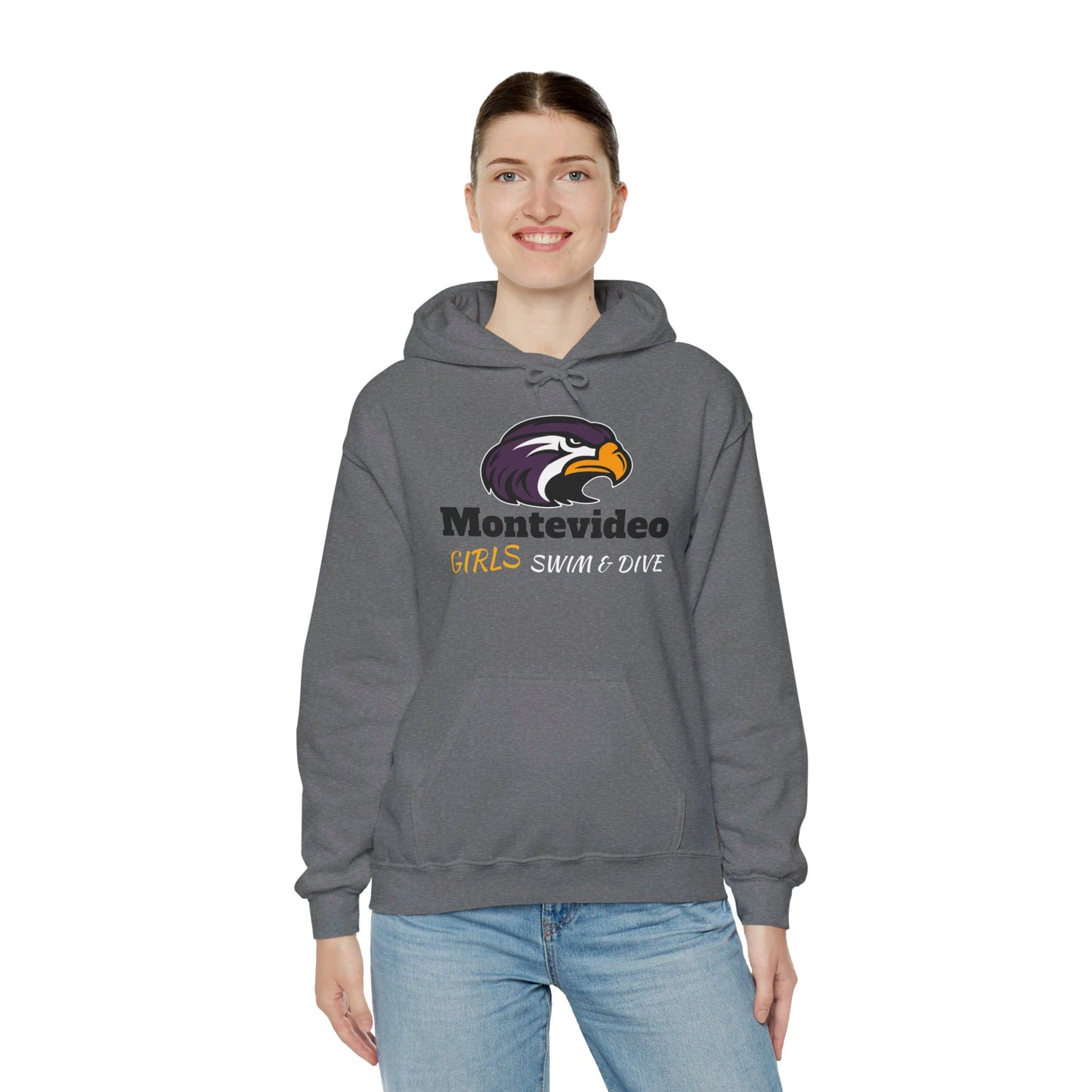 Thunderhawk Girls Swim & Dive 2024 Schedule Hooded Sweatshirt