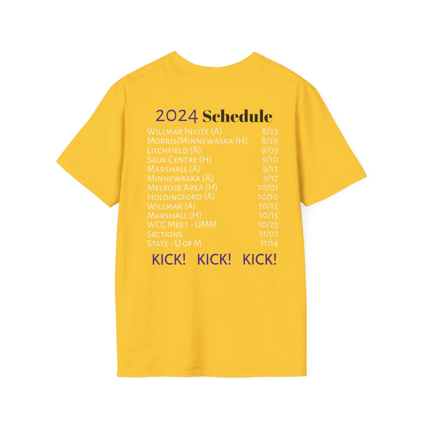 Thunderhawk Girls Swim & Dive 2024 Schedule Unisex Softstyle T-Shirt