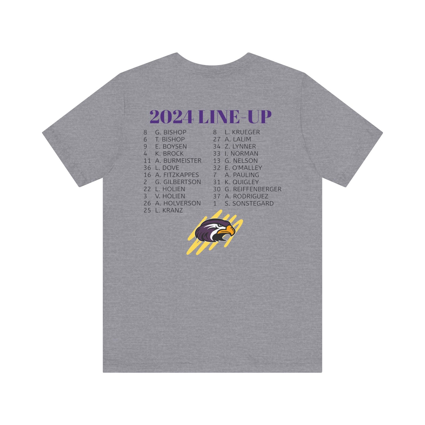 2024 Girl's Roster Unisex Jersey Short Sleeve Tee