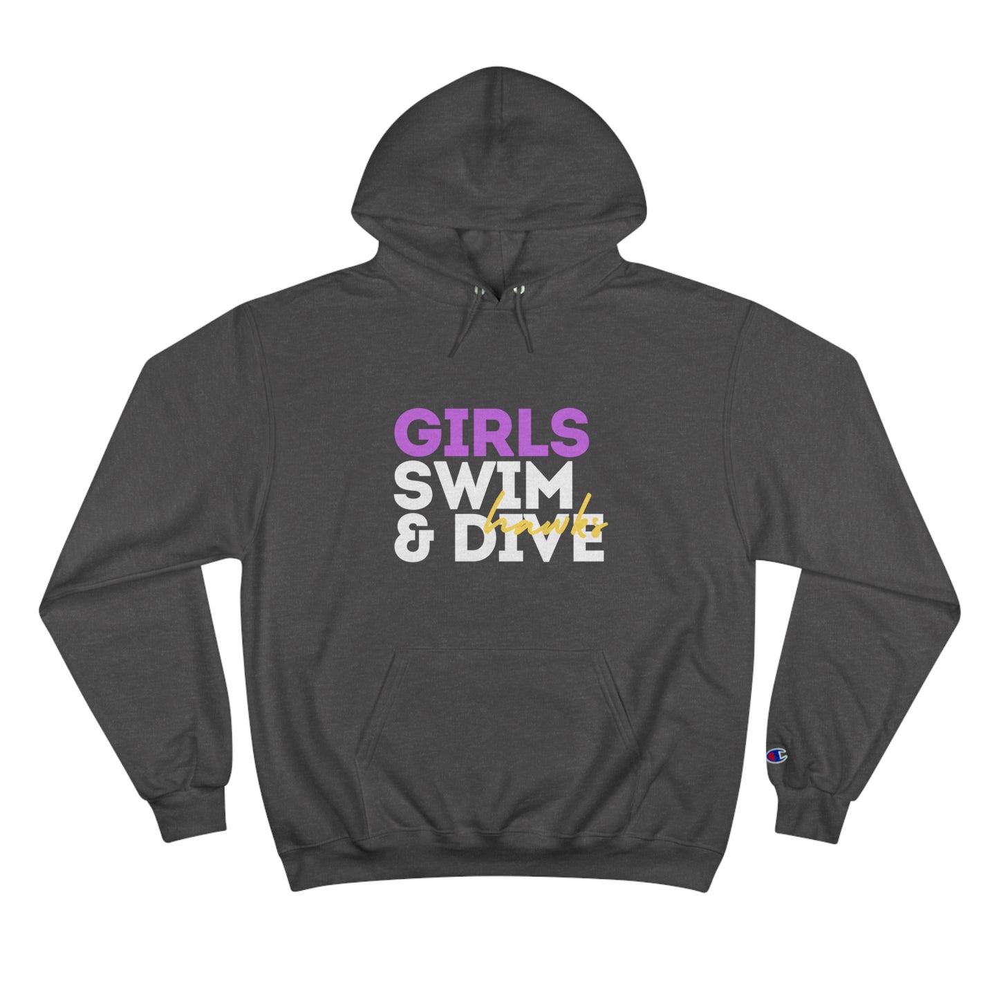 Thunderhawk Girls Section Cut Times Champion Hoodie