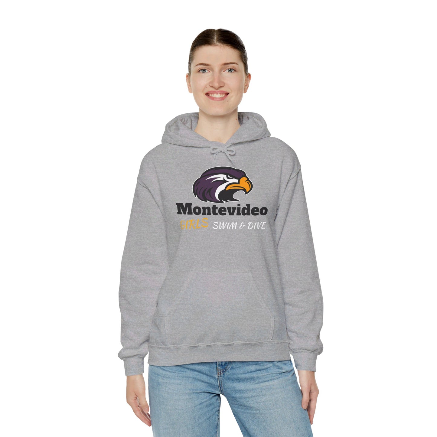 Thunderhawk Girls Swim & Dive 2024 Schedule Hooded Sweatshirt