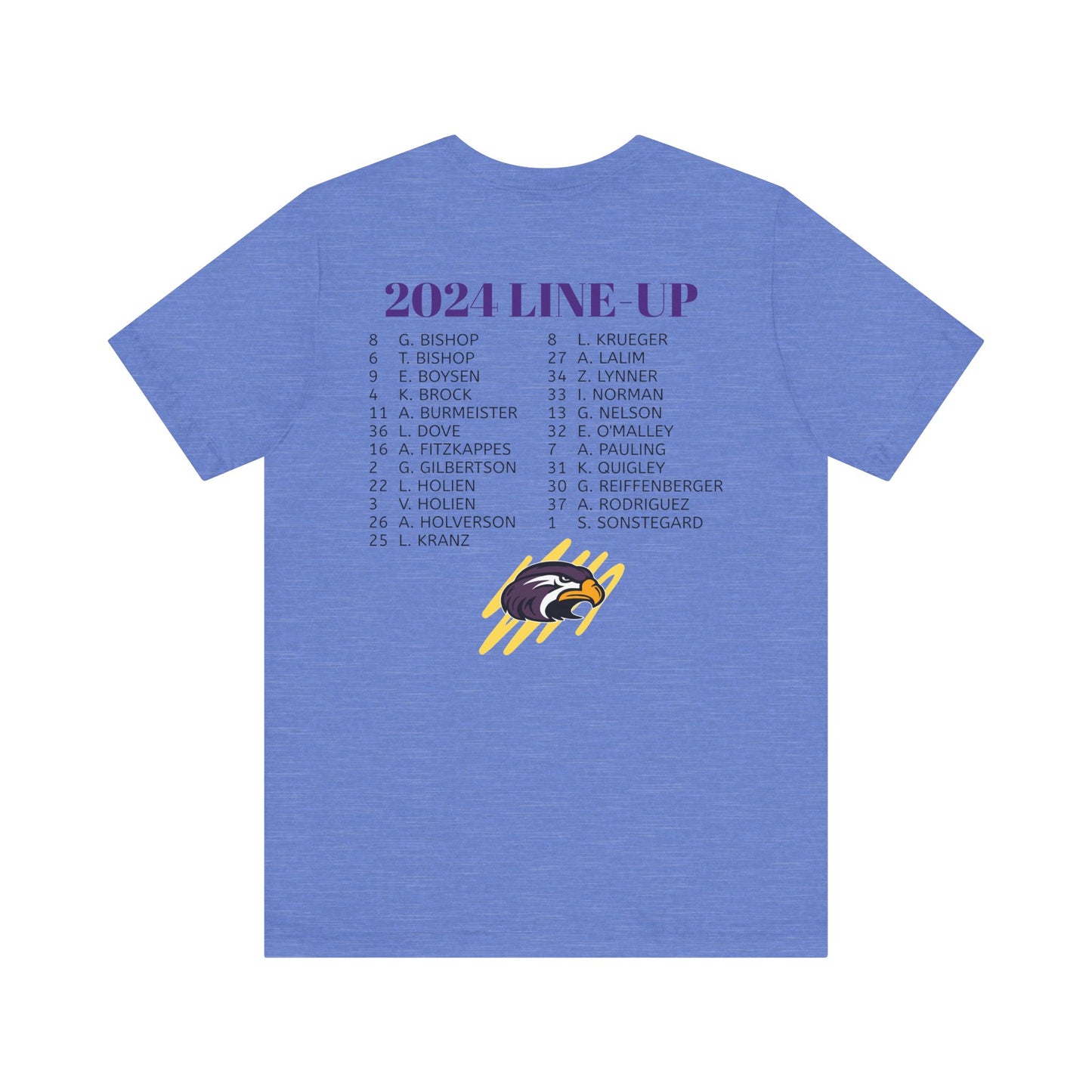 2024 Girl's Roster Unisex Jersey Short Sleeve Tee