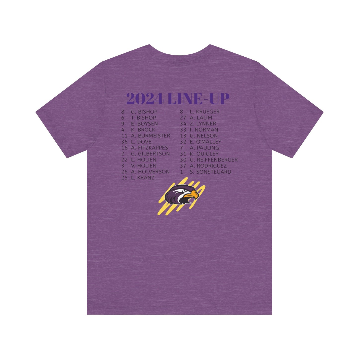 2024 Girl's Roster Unisex Jersey Short Sleeve Tee