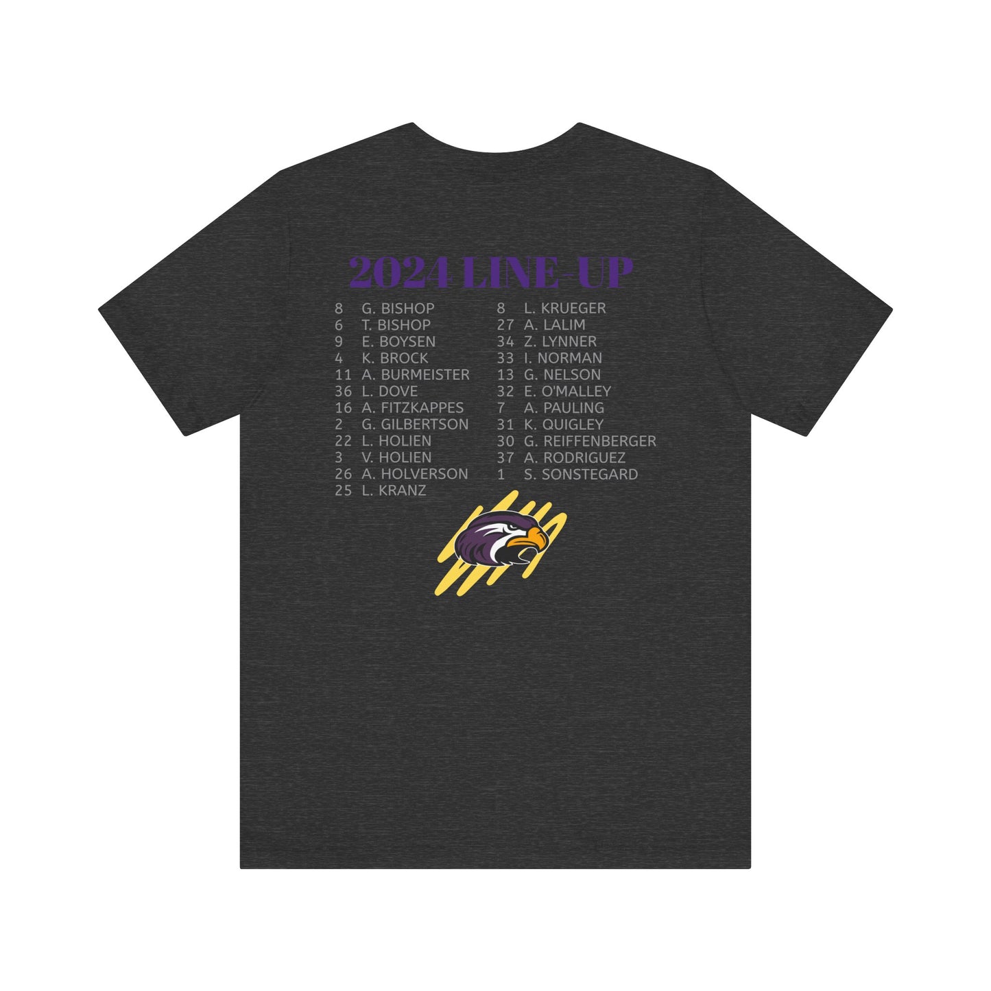 2024 Girl's Roster Unisex Jersey Short Sleeve Tee