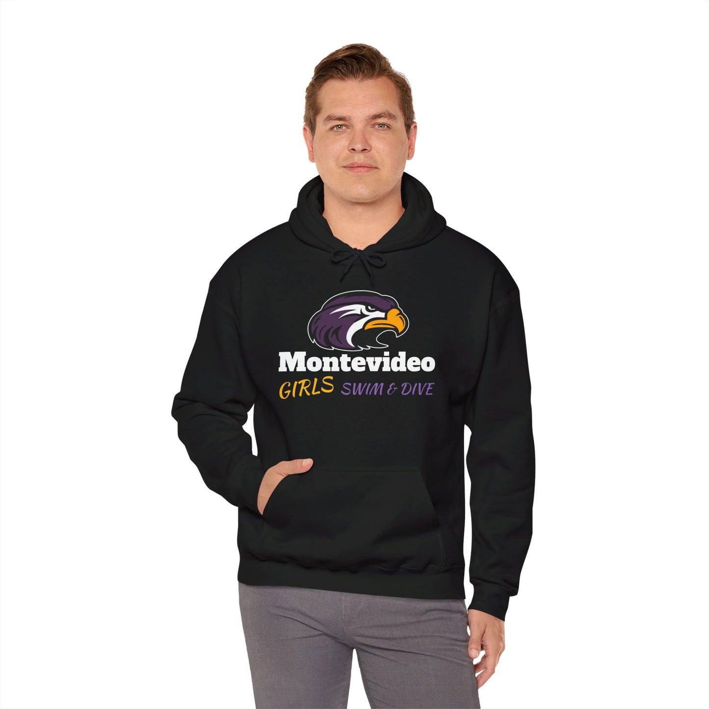 Thunderhawk Girls Swim & Dive 2024 Schedule Hooded Sweatshirt