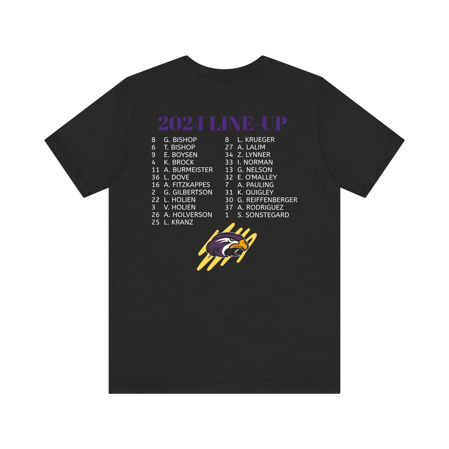 2024 Girl's Roster Unisex Jersey Short Sleeve Tee