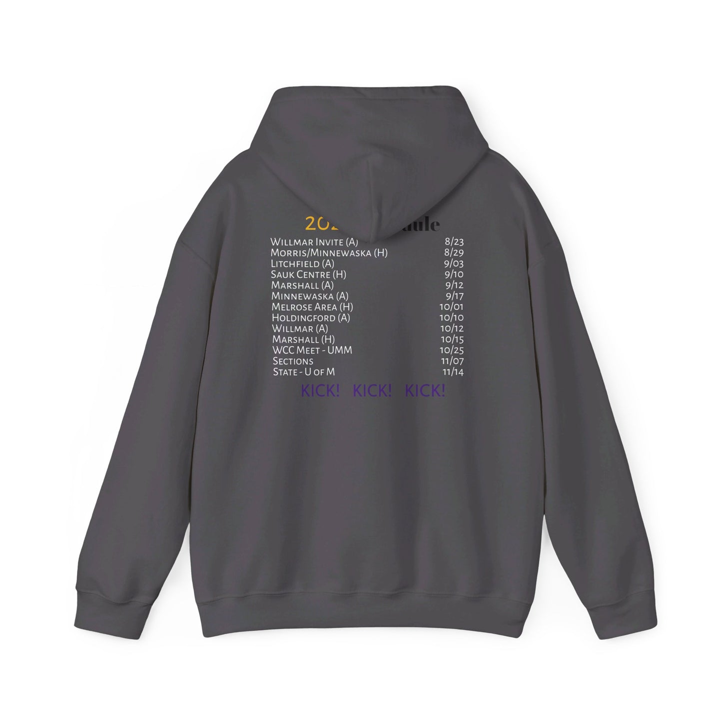 Thunderhawk Girls Swim & Dive 2024 Schedule Hooded Sweatshirt