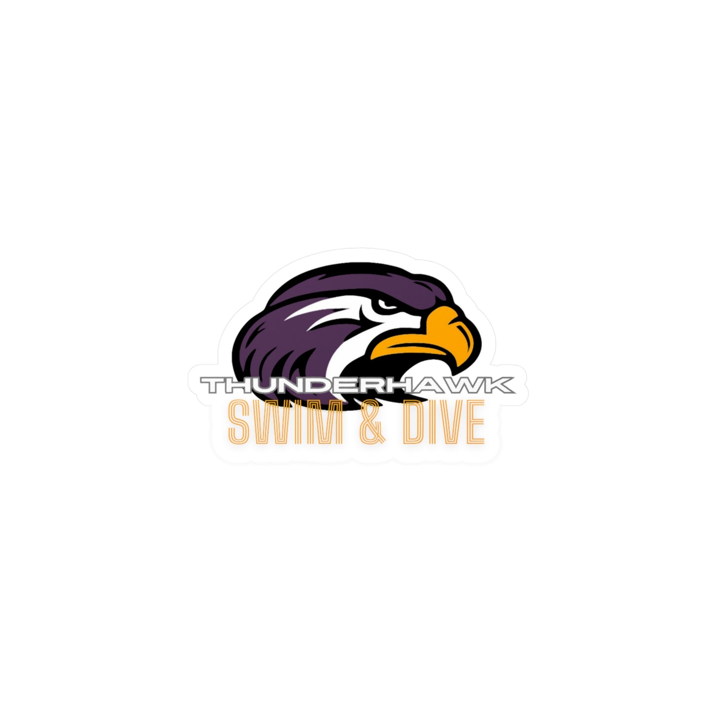 Thunderhawk Swim & Dive Vinyl Decal