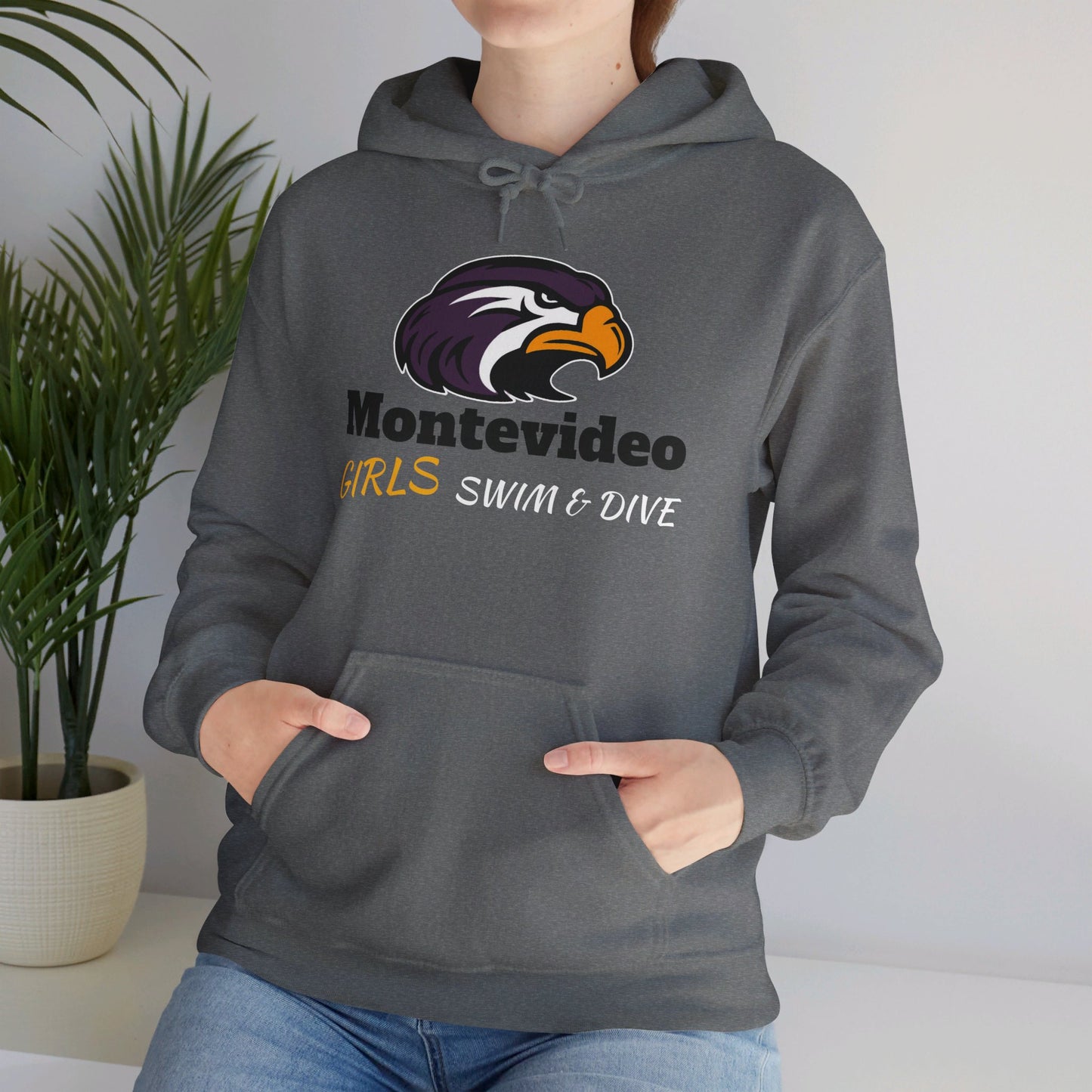 Thunderhawk Girls Swim & Dive 2024 Schedule Hooded Sweatshirt