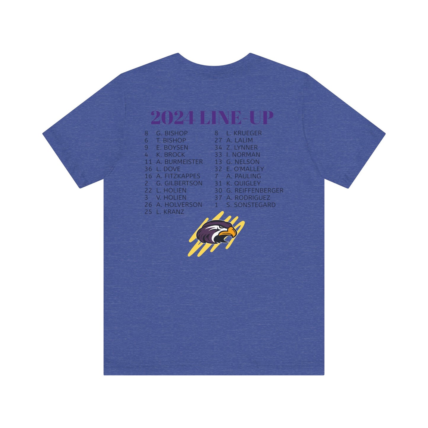 2024 Girl's Roster Unisex Jersey Short Sleeve Tee