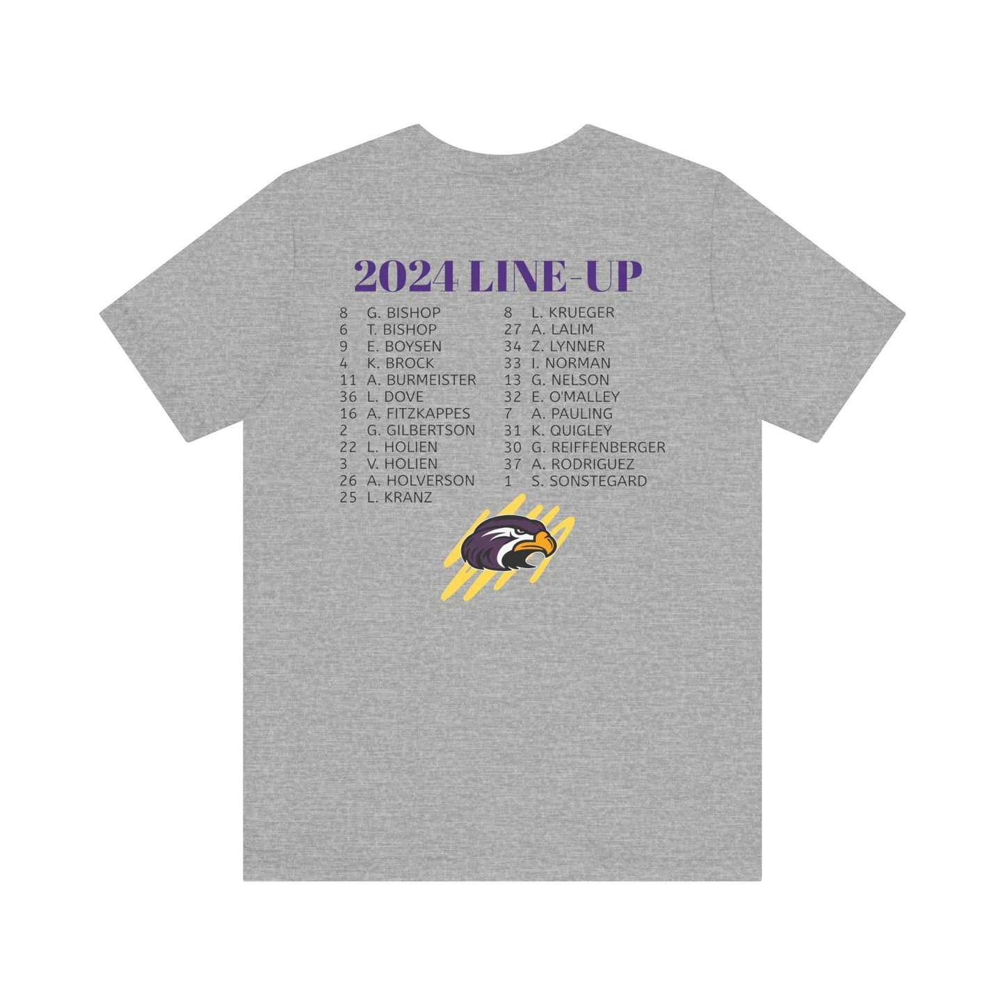 2024 Girl's Roster Unisex Jersey Short Sleeve Tee