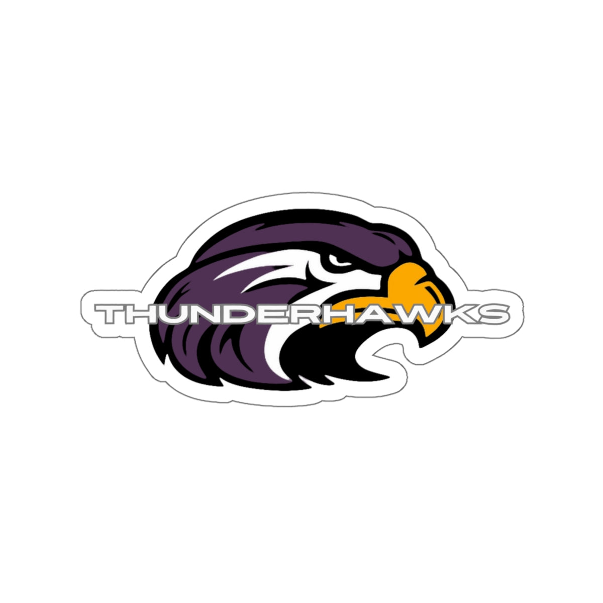 Thunderhawk Logo Only Kiss-Cut Stickers