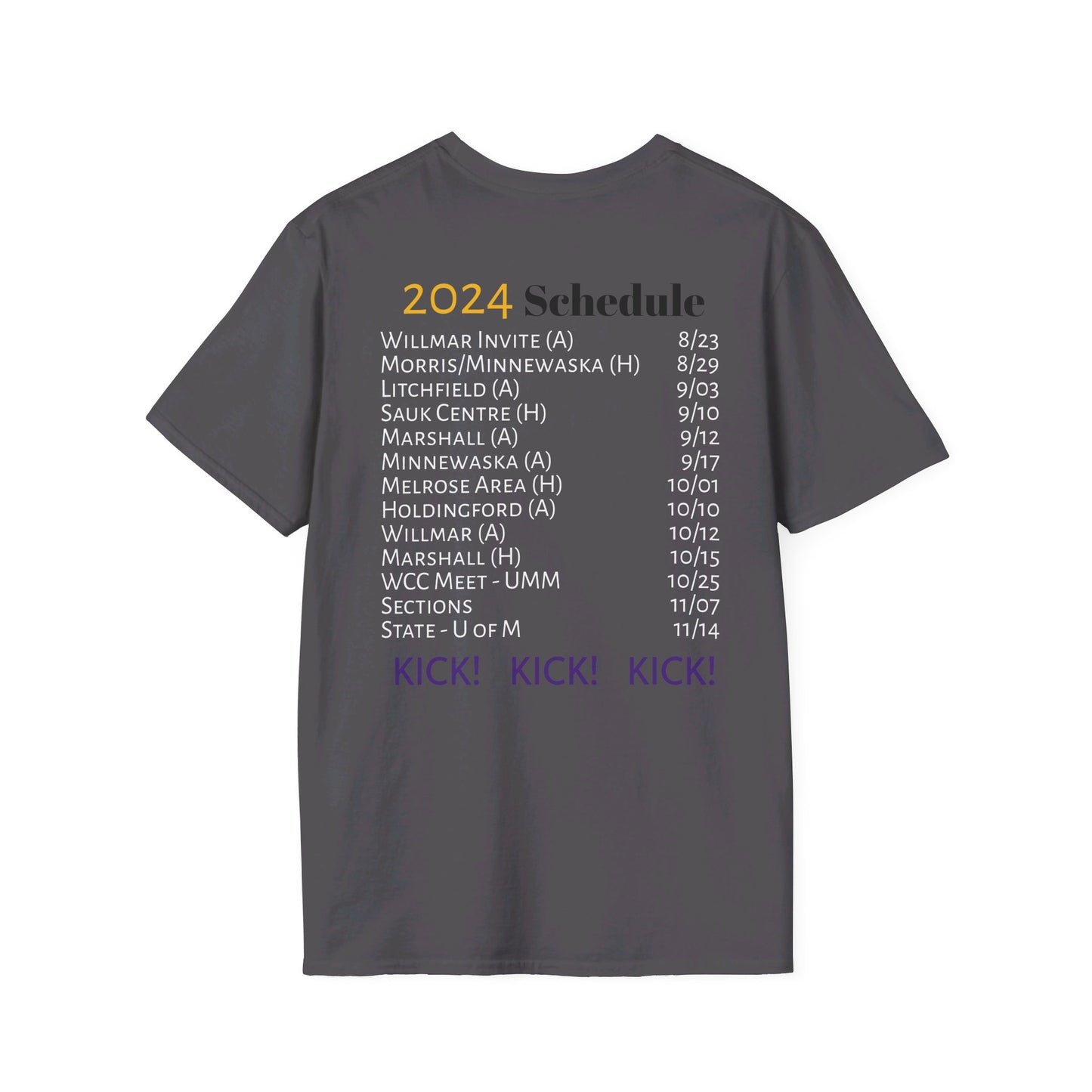 Thunderhawk Girls Swim & Dive 2024 Schedule Unisex Softstyle T-Shirt